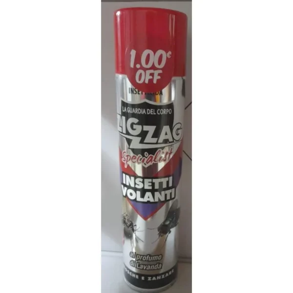 1€ Off ZigZag Lavanda Spray Flying Ins 600ml